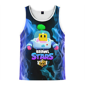 Мужская майка 3D с принтом Brawl Stars SPROUT в городе Новоалтайск, 100% полиэстер | круглая горловина, приталенный силуэт, длина до линии бедра. Пройма и горловина окантованы тонкой бейкой | 8 bit | 8 бит | bibi | brawl | brawl stars | crow | leon | spike | sprout | stars | бравл | бравл старс | браво старс | игра | компьютерная | кров | леон | онлайн | старс