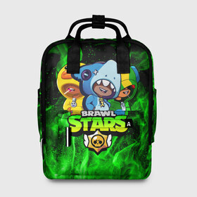 Женский рюкзак 3D с принтом Brawl Stars TRIO в городе Новоалтайск, 100% полиэстер | лямки с регулируемой длиной, сверху ручки, чтобы рюкзак нести как сумку. Основное отделение закрывается на молнию, как и внешний карман. Внутри два дополнительных кармана, один из которых закрывается на молнию. По бокам два дополнительных кармашка, куда поместится маленькая бутылочка
 | 8 bit | 8 бит | bibi | brawl | brawl stars | crow | leon | spike | sprout | stars | бравл | бравл старс | браво старс | игра | компьютерная | кров | леон | онлайн | старс