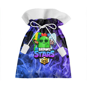 Подарочный 3D мешок с принтом Brawl Stars TRIO в городе Новоалтайск, 100% полиэстер | Размер: 29*39 см | 