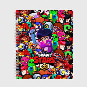 Тетрадь с принтом Brawl Stars BIBI в городе Новоалтайск, 100% бумага | 48 листов, плотность листов — 60 г/м2, плотность картонной обложки — 250 г/м2. Листы скреплены сбоку удобной пружинной спиралью. Уголки страниц и обложки скругленные. Цвет линий — светло-серый
 | 8 bit | 8 бит | bibi | brawl | brawl stars | crow | leon | spike | sprout | stars | бравл | бравл старс | браво старс | игра | компьютерная | кров | леон | онлайн | старс