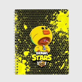 Тетрадь с принтом Brawl Stars SALLY LEON в городе Новоалтайск, 100% бумага | 48 листов, плотность листов — 60 г/м2, плотность картонной обложки — 250 г/м2. Листы скреплены сбоку удобной пружинной спиралью. Уголки страниц и обложки скругленные. Цвет линий — светло-серый
 | 8 bit | 8 бит | bibi | brawl | brawl stars | crow | leon | spike | sprout | stars | бравл | бравл старс | браво старс | игра | компьютерная | кров | леон | онлайн | старс