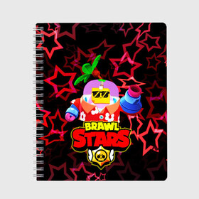 Тетрадь с принтом TROPICAL SPROUT BRAWL STARS в городе Новоалтайск, 100% бумага | 48 листов, плотность листов — 60 г/м2, плотность картонной обложки — 250 г/м2. Листы скреплены сбоку удобной пружинной спиралью. Уголки страниц и обложки скругленные. Цвет линий — светло-серый
 | brawl | brawlers | crow | gale | leon | max | rogue | sally | spike | sprout | stars | tropic | wolf | бравл | булл | волк | ворон | леон | макс | мортис | салли | спраут | старз | старс