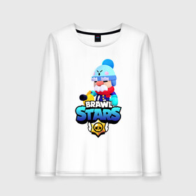 Женский лонгслив хлопок с принтом BRAWL STARS GALE в городе Новоалтайск, 100% хлопок |  | brawl | brawl stars | brawl stars gale | clash | бравл старс | бравл старс гэйл | бравлер | гэйл | игра | мобильные игры