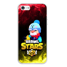Чехол для iPhone 5/5S матовый с принтом GALE BRAWL STARS в городе Новоалтайск, Силикон | Область печати: задняя сторона чехла, без боковых панелей | brawl | brawl stars | clash | gale brawl stars | бравл старс | бравл старс гэйл | бравлер | гэйл | игра | мобильные игры
