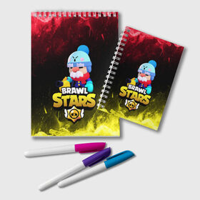 Блокнот с принтом GALE BRAWL STARS в городе Новоалтайск, 100% бумага | 48 листов, плотность листов — 60 г/м2, плотность картонной обложки — 250 г/м2. Листы скреплены удобной пружинной спиралью. Цвет линий — светло-серый
 | brawl | brawl stars | clash | gale brawl stars | бравл старс | бравл старс гэйл | бравлер | гэйл | игра | мобильные игры