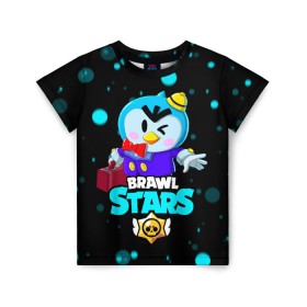 Детская футболка 3D с принтом Brawl stars MR.P. в городе Новоалтайск, 100% гипоаллергенный полиэфир | прямой крой, круглый вырез горловины, длина до линии бедер, чуть спущенное плечо, ткань немного тянется | bibi | brawl stars | coach mike | leon | leon shark | mecha crow | mr.p | sally leon | sandy | sprout | unicorn | virus 8 bit | биби | бравл старс | вирус 8 бит | леон | оборотень | спроут | сэли леон