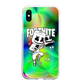 Чехол для iPhone XS Max матовый с принтом FORTNITE x MARSHMELLO в городе Новоалтайск, Силикон | Область печати: задняя сторона чехла, без боковых панелей | deadmau5 | fortnite | fortnite 2 | fortnite x маршмелло | ikonik | marshmello | ninja | ninja streamer | raven | travis scott | ворон | иконик | ниндзя | пили | рейвен | трэвис скотт | фортнайт