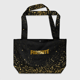 Пляжная сумка 3D с принтом FORTNITE GOLDEN | ФОРТНАЙТ ЗОЛОТО в городе Новоалтайск, 100% полиэстер | застегивается на металлическую кнопку; внутренний карман застегивается на молнию. Стенки укреплены специальным мягким материалом, чтобы защитить содержимое от несильных ударов
 | deadmau5 | fortnite | fortnite 2 | fortnite x маршмелло | ikonik | marshmello | ninja | ninja streamer | raven | travis scott | ворон | иконик | ниндзя | пили | рейвен | трэвис скотт | фортнайт