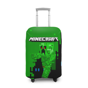 Чехол для чемодана 3D с принтом Minecraft. в городе Новоалтайск, 86% полиэфир, 14% спандекс | двустороннее нанесение принта, прорези для ручек и колес | craft | game | mine | minecraft | minecraftmemories | pixel | tnt | twitter | блок | динамит | игра | красный блок | майнкрафт | маркус перссон | пиксель | ремесло | тротил | шахта