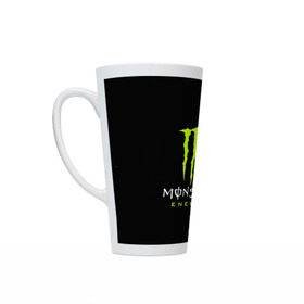 Кружка Латте с принтом MONSTER ENERGY в городе Новоалтайск, Белая керамика | Объем 480 мл; Высота 150 мм; Диаметр 90 мм | Тематика изображения на принте: black monster | bmx | claw | cybersport | energy | monster | monster energy | moto | motocross | race | sport | киберспорт | когти | монстер энерджи | монстр | мото | мотокросс | ралли | скейтбординг | спорт | т | энергия