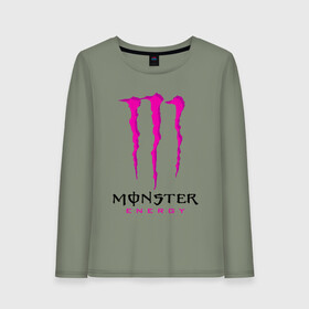 Женский лонгслив хлопок с принтом MONSTER ENERGY в городе Новоалтайск, 100% хлопок |  | black monster | bmx | claw | cybersport | energy | monster | monster energy | moto | motocross | race | sport | киберспорт | когти | монстер энерджи | монстр | мото | мотокросс | ралли | скейтбординг | спорт | т | энергия