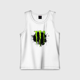 Детская майка хлопок с принтом MONSTER ENERGY в городе Новоалтайск,  |  | black monster | bmx | claw | cybersport | energy | monster | monster energy | moto | motocross | race | sport | киберспорт | когти | монстер энерджи | монстр | мото | мотокросс | ралли | скейтбординг | спорт | т | энергия
