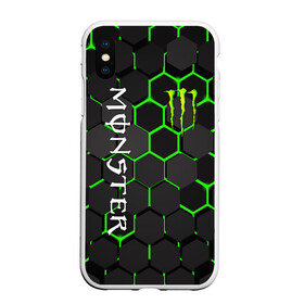 Чехол для iPhone XS Max матовый с принтом MONSTER ENERGY в городе Новоалтайск, Силикон | Область печати: задняя сторона чехла, без боковых панелей | black monster | bmx | claw | cybersport | energy | monster | monster energy | moto | motocross | race | sport | киберспорт | когти | монстер энерджи | монстр | мото | мотокросс | ралли | скейтбординг | спорт | т | энергия
