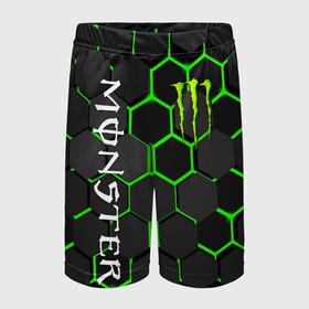 Детские спортивные шорты 3D с принтом MONSTER ENERGY в городе Новоалтайск,  100% полиэстер
 | пояс оформлен широкой мягкой резинкой, ткань тянется
 | black monster | bmx | claw | cybersport | energy | monster | monster energy | moto | motocross | race | sport | киберспорт | когти | монстер энерджи | монстр | мото | мотокросс | ралли | скейтбординг | спорт | т | энергия