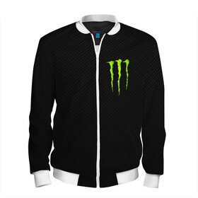 Мужской бомбер 3D с принтом MONSTER ENERGY в городе Новоалтайск, 100% полиэстер | застегивается на молнию, по бокам два кармана без застежек, по низу бомбера и на воротнике - эластичная резинка | black monster | bmx | claw | cybersport | energy | monster | monster energy | moto | motocross | race | sport | киберспорт | когти | монстер энерджи | монстр | мото | мотокросс | ралли | скейтбординг | спорт | т | энергия