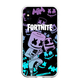Чехол для iPhone XS Max матовый с принтом FORTNITE MARSHMELLO в городе Новоалтайск, Силикон | Область печати: задняя сторона чехла, без боковых панелей | archetype | fortnite | fortnite x | game | ikonik | marshmello | raven | архетип | ворон | игра | иконик | маршмелло | фортнайт