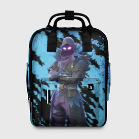 Женский рюкзак 3D с принтом FORTNITE RAVEN. в городе Новоалтайск, 100% полиэстер | лямки с регулируемой длиной, сверху ручки, чтобы рюкзак нести как сумку. Основное отделение закрывается на молнию, как и внешний карман. Внутри два дополнительных кармана, один из которых закрывается на молнию. По бокам два дополнительных кармашка, куда поместится маленькая бутылочка
 | Тематика изображения на принте: archetype | fortnite | fortnite 2 | fortnite x | ikonik | marshmello | raven | архетип | ворон | иконик | маршмелло | фортнайт | фортнайт 2 | фортнайт глава 2
