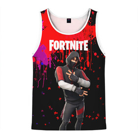 Мужская майка 3D с принтом FORTNITE IKONIK в городе Новоалтайск, 100% полиэстер | круглая горловина, приталенный силуэт, длина до линии бедра. Пройма и горловина окантованы тонкой бейкой | archetype | fortnite | fortnite 2 | fortnite x | ikonik | marshmello | raven | архетип | ворон | иконик | маршмелло | фортнайт | фортнайт 2 | фортнайт глава 2