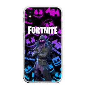 Чехол для iPhone XS Max матовый с принтом FORTNITE RAVEN в городе Новоалтайск, Силикон | Область печати: задняя сторона чехла, без боковых панелей | archetype | fortnite | fortnite 2 | fortnite x | ikonik | marshmello | raven | архетип | ворон | иконик | маршмелло | фортнайт | фортнайт 2 | фортнайт глава 2