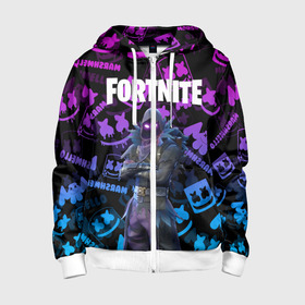Детская толстовка 3D на молнии с принтом FORTNITE RAVEN. в городе Новоалтайск, 100% полиэстер |  манжеты и пояс оформлены широкой мягкой резинкой, двухслойный капюшон со шнурком для регулировки, спереди карманы и застежка-молния
 | archetype | fortnite | fortnite 2 | fortnite x | ikonik | marshmello | raven | архетип | ворон | иконик | маршмелло | фортнайт | фортнайт 2 | фортнайт глава 2