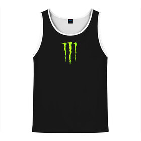 Мужская майка 3D с принтом MONSTER ENERGY в городе Новоалтайск, 100% полиэстер | круглая горловина, приталенный силуэт, длина до линии бедра. Пройма и горловина окантованы тонкой бейкой | black monster | bmx | claw | cybersport | energy | monster | monster energy | moto | motocross | race | sport | киберспорт | когти | монстер энерджи | монстр | мото | мотокросс | ралли | скейтбординг | спорт | т | энергия