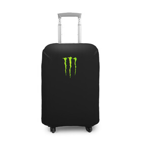 Чехол для чемодана 3D с принтом MONSTER ENERGY в городе Новоалтайск, 86% полиэфир, 14% спандекс | двустороннее нанесение принта, прорези для ручек и колес | black monster | bmx | claw | cybersport | energy | monster | monster energy | moto | motocross | race | sport | киберспорт | когти | монстер энерджи | монстр | мото | мотокросс | ралли | скейтбординг | спорт | т | энергия