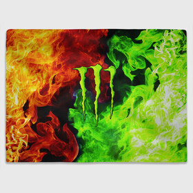 Плед 3D с принтом MONSTER ENERGY в городе Новоалтайск, 100% полиэстер | закругленные углы, все края обработаны. Ткань не мнется и не растягивается | black monster | bmx | claw | cybersport | energy | monster | monster energy | moto | motocross | race | sport | киберспорт | когти | монстер энерджи | монстр | мото | мотокросс | ралли | скейтбординг | спорт | т | энергия