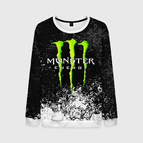 Мужской свитшот 3D с принтом MONSTER ENERGY в городе Новоалтайск, 100% полиэстер с мягким внутренним слоем | круглый вырез горловины, мягкая резинка на манжетах и поясе, свободная посадка по фигуре | black monster | bmx | claw | cybersport | energy | monster | monster energy | moto | motocross | race | sport | киберспорт | когти | монстер энерджи | монстр | мото | мотокросс | ралли | скейтбординг | спорт | т | энергия