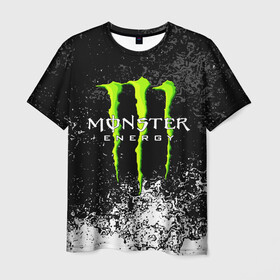 Мужская футболка 3D с принтом MONSTER ENERGY в городе Новоалтайск, 100% полиэфир | прямой крой, круглый вырез горловины, длина до линии бедер | Тематика изображения на принте: black monster | bmx | claw | cybersport | energy | monster | monster energy | moto | motocross | race | sport | киберспорт | когти | монстер энерджи | монстр | мото | мотокросс | ралли | скейтбординг | спорт | т | энергия