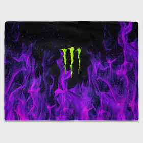 Плед 3D с принтом MONSTER ENERGY в городе Новоалтайск, 100% полиэстер | закругленные углы, все края обработаны. Ткань не мнется и не растягивается | black monster | bmx | claw | cybersport | energy | monster | monster energy | moto | motocross | race | sport | киберспорт | когти | монстер энерджи | монстр | мото | мотокросс | ралли | скейтбординг | спорт | т | энергия