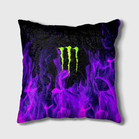 Подушка 3D с принтом MONSTER ENERGY в городе Новоалтайск, наволочка – 100% полиэстер, наполнитель – холлофайбер (легкий наполнитель, не вызывает аллергию). | состоит из подушки и наволочки. Наволочка на молнии, легко снимается для стирки | black monster | bmx | claw | cybersport | energy | monster | monster energy | moto | motocross | race | sport | киберспорт | когти | монстер энерджи | монстр | мото | мотокросс | ралли | скейтбординг | спорт | т | энергия