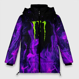 Женская зимняя куртка 3D с принтом MONSTER ENERGY в городе Новоалтайск, верх — 100% полиэстер; подкладка — 100% полиэстер; утеплитель — 100% полиэстер | длина ниже бедра, силуэт Оверсайз. Есть воротник-стойка, отстегивающийся капюшон и ветрозащитная планка. 

Боковые карманы с листочкой на кнопках и внутренний карман на молнии | black monster | bmx | claw | cybersport | energy | monster | monster energy | moto | motocross | race | sport | киберспорт | когти | монстер энерджи | монстр | мото | мотокросс | ралли | скейтбординг | спорт | т | энергия