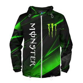 Мужская ветровка 3D с принтом MONSTER ENERGY в городе Новоалтайск, 100% полиэстер | подол и капюшон оформлены резинкой с фиксаторами, два кармана без застежек по бокам, один потайной карман на груди | Тематика изображения на принте: black monster | bmx | claw | cybersport | energy | monster | monster energy | moto | motocross | race | sport | киберспорт | когти | монстер энерджи | монстр | мото | мотокросс | ралли | скейтбординг | спорт | т | энергия