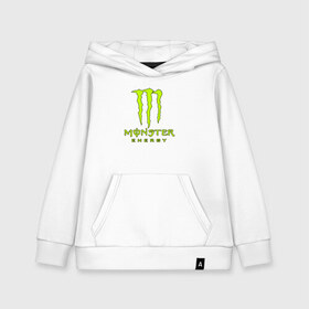 Детская толстовка хлопок с принтом MONSTER ENERGY в городе Новоалтайск, 100% хлопок | Круглый горловой вырез, эластичные манжеты, пояс, капюшен | black monster | bmx | claw | cybersport | energy | monster | monster energy | moto | motocross | race | sport | киберспорт | когти | монстер энерджи | монстр | мото | мотокросс | ралли | скейтбординг | спорт | т | энергия