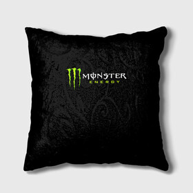 Подушка 3D с принтом MONSTER ENERGY в городе Новоалтайск, наволочка – 100% полиэстер, наполнитель – холлофайбер (легкий наполнитель, не вызывает аллергию). | состоит из подушки и наволочки. Наволочка на молнии, легко снимается для стирки | black monster | bmx | claw | cybersport | energy | monster | monster energy | moto | motocross | race | sport | киберспорт | когти | монстер энерджи | монстр | мото | мотокросс | ралли | скейтбординг | спорт | т | энергия