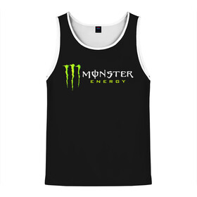 Мужская майка 3D с принтом MONSTER ENERGY в городе Новоалтайск, 100% полиэстер | круглая горловина, приталенный силуэт, длина до линии бедра. Пройма и горловина окантованы тонкой бейкой | Тематика изображения на принте: black monster | bmx | claw | cybersport | energy | monster | monster energy | moto | motocross | race | sport | киберспорт | когти | монстер энерджи | монстр | мото | мотокросс | ралли | скейтбординг | спорт | т | энергия