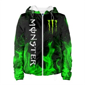 Женская куртка 3D с принтом MONSTER ENERGY в городе Новоалтайск, ткань верха — 100% полиэстер, подклад — флис | прямой крой, подол и капюшон оформлены резинкой с фиксаторами, два кармана без застежек по бокам, один большой потайной карман на груди. Карман на груди застегивается на липучку | black monster | bmx | claw | cybersport | energy | monster | monster energy | moto | motocross | race | sport | киберспорт | когти | монстер энерджи | монстр | мото | мотокросс | ралли | скейтбординг | спорт | т | энергия