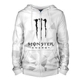 Мужская толстовка 3D на молнии с принтом MONSTER ENERGY в городе Новоалтайск, 100% полиэстер | длина до линии бедра, манжеты и пояс оформлены мягкой тканевой резинкой, двухслойный капюшон со шнурком для регулировки, спереди молния, по бокам два кармана | black monster | bmx | claw | cybersport | energy | monster | monster energy | moto | motocross | race | sport | киберспорт | когти | монстер энерджи | монстр | мото | мотокросс | ралли | скейтбординг | спорт | т | энергия