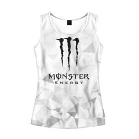 Женская майка 3D с принтом MONSTER ENERGY в городе Новоалтайск, 100% полиэстер | круглая горловина, прямой силуэт, длина до линии бедра | black monster | bmx | claw | cybersport | energy | monster | monster energy | moto | motocross | race | sport | киберспорт | когти | монстер энерджи | монстр | мото | мотокросс | ралли | скейтбординг | спорт | т | энергия