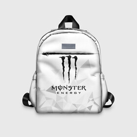 Детский рюкзак 3D с принтом MONSTER ENERGY  в городе Новоалтайск, 100% полиэстер | лямки с регулируемой длиной, сверху петелька, чтобы рюкзак можно было повесить на вешалку. Основное отделение закрывается на молнию, как и внешний карман. Внутри дополнительный карман. По бокам два дополнительных кармашка | black monster | bmx | claw | cybersport | energy | monster | monster energy | moto | motocross | race | sport | киберспорт | когти | монстер энерджи | монстр | мото | мотокросс | ралли | скейтбординг | спорт | т | энергия