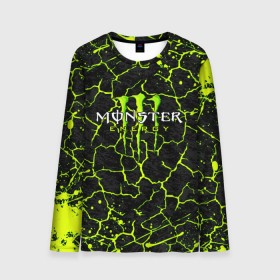 Мужской лонгслив 3D с принтом MONSTER ENERGY в городе Новоалтайск, 100% полиэстер | длинные рукава, круглый вырез горловины, полуприлегающий силуэт | black monster | bmx | claw | cybersport | energy | monster | monster energy | moto | motocross | race | sport | киберспорт | когти | монстер энерджи | монстр | мото | мотокросс | ралли | скейтбординг | спорт | т | энергия
