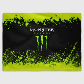 Плед 3D с принтом MONSTER ENERGY  в городе Новоалтайск, 100% полиэстер | закругленные углы, все края обработаны. Ткань не мнется и не растягивается | black monster | bmx | claw | cybersport | energy | monster | monster energy | moto | motocross | race | sport | киберспорт | когти | монстер энерджи | монстр | мото | мотокросс | ралли | скейтбординг | спорт | т | энергия