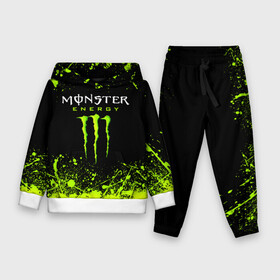 Детский костюм 3D (с толстовкой) с принтом MONSTER ENERGY в городе Новоалтайск,  |  | black monster | bmx | claw | cybersport | energy | monster | monster energy | moto | motocross | race | sport | киберспорт | когти | монстер энерджи | монстр | мото | мотокросс | ралли | скейтбординг | спорт | т | энергия