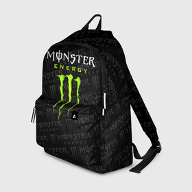 Рюкзак 3D с принтом MONSTER ENERGY  в городе Новоалтайск, 100% полиэстер | лямки с регулируемой длиной, сверху петелька, чтобы рюкзак можно было повесить на вешалку. Основное отделение закрывается на молнию, как и внешний карман. Внутри два дополнительных кармана, один из которых закрывается на молнию. По бокам два дополнительных кармашка | black monster | bmx | claw | cybersport | energy | monster | monster energy | moto | motocross | race | sport | киберспорт | когти | монстер энерджи | монстр | мото | мотокросс | ралли | скейтбординг | спорт | т | энергия