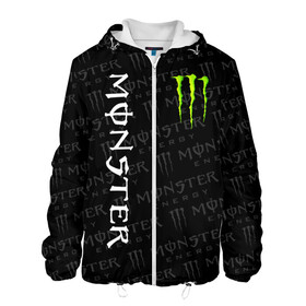 Мужская куртка 3D с принтом MONSTER ENERGY  в городе Новоалтайск, ткань верха — 100% полиэстер, подклад — флис | прямой крой, подол и капюшон оформлены резинкой с фиксаторами, два кармана без застежек по бокам, один большой потайной карман на груди. Карман на груди застегивается на липучку | Тематика изображения на принте: black monster | bmx | claw | cybersport | energy | monster | monster energy | moto | motocross | race | sport | киберспорт | когти | монстер энерджи | монстр | мото | мотокросс | ралли | скейтбординг | спорт | т | энергия