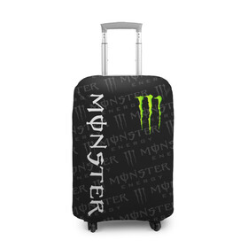 Чехол для чемодана 3D с принтом MONSTER ENERGY  в городе Новоалтайск, 86% полиэфир, 14% спандекс | двустороннее нанесение принта, прорези для ручек и колес | black monster | bmx | claw | cybersport | energy | monster | monster energy | moto | motocross | race | sport | киберспорт | когти | монстер энерджи | монстр | мото | мотокросс | ралли | скейтбординг | спорт | т | энергия