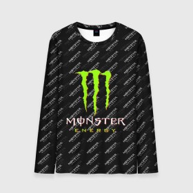 Мужской лонгслив 3D с принтом MONSTER ENERGY (Z) в городе Новоалтайск, 100% полиэстер | длинные рукава, круглый вырез горловины, полуприлегающий силуэт | black monster | bmx | claw | cybersport | energy | monster | monster energy | moto | motocross | race | sport | киберспорт | когти | монстер энерджи | монстр | мото | мотокросс | ралли | скейтбординг | спорт | т | энергия