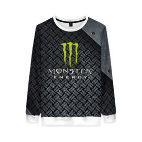 Женский свитшот 3D с принтом MONSTER ENERGY (Z) в городе Новоалтайск, 100% полиэстер с мягким внутренним слоем | круглый вырез горловины, мягкая резинка на манжетах и поясе, свободная посадка по фигуре | black monster | bmx | claw | cybersport | energy | monster | monster energy | moto | motocross | race | sport | киберспорт | когти | монстер энерджи | монстр | мото | мотокросс | ралли | скейтбординг | спорт | т | энергия