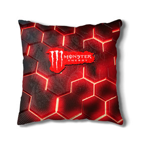 Подушка 3D с принтом MONSTER ENERGY (Z) в городе Новоалтайск, наволочка – 100% полиэстер, наполнитель – холлофайбер (легкий наполнитель, не вызывает аллергию). | состоит из подушки и наволочки. Наволочка на молнии, легко снимается для стирки | black monster | bmx | claw | cybersport | energy | monster | monster energy | moto | motocross | race | sport | киберспорт | когти | монстер энерджи | монстр | мото | мотокросс | ралли | скейтбординг | спорт | т | энергия