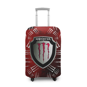 Чехол для чемодана 3D с принтом MONSTER ENERGY (Z) в городе Новоалтайск, 86% полиэфир, 14% спандекс | двустороннее нанесение принта, прорези для ручек и колес | black monster | bmx | claw | cybersport | energy | monster | monster energy | moto | motocross | race | sport | киберспорт | когти | монстер энерджи | монстр | мото | мотокросс | ралли | скейтбординг | спорт | т | энергия